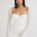 Halter Neck White Dress