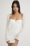 Halter Neck White Dress