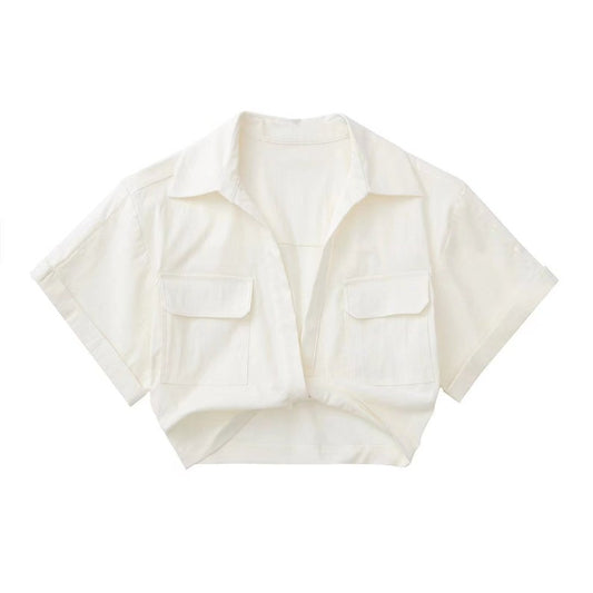 cropped white tee for Women- Westo India