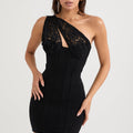 one piece Black dress for women-Westo India