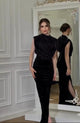 Nob Sparkle Black Maxi Dress