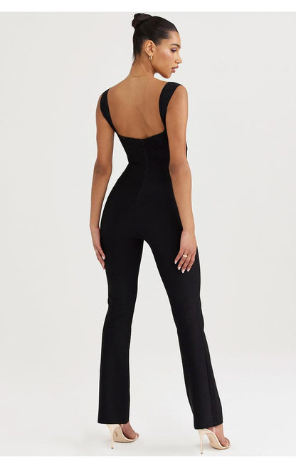 stylish party wear black jumpsuit - Westo India