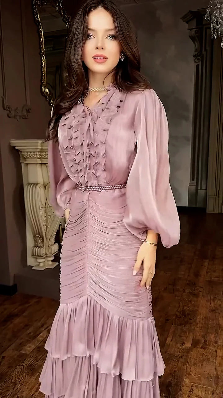 Velentino Pink Long Dress
